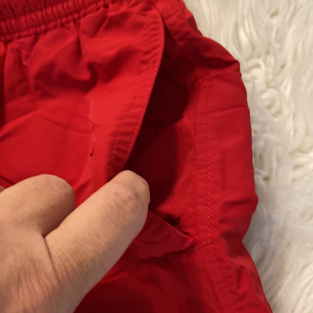 Polo by Ralph Lauren Man Swim Shorts size L inseam 5” red color - Picture 11 of 12